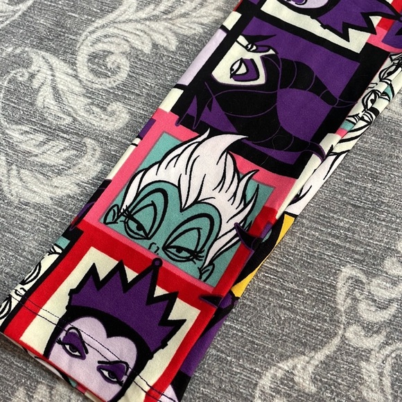 RARE 🦄 Lu La Roe- Disney Villans leggings Size Tween -Ursula, Maleficent, Queen - Picture 4 of 10